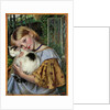 A Girl with a Cat, 1860 by Robert Braithwaite Martineau