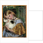 A Girl with a Cat, 1860 by Robert Braithwaite Martineau