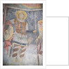 Fresco of St. Procopius in the church, 1413-17 by Morava School