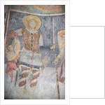 Fresco of St. Procopius in the church, 1413-17 by Morava School