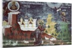 Moses on the Mount, south wall of the church, c.1601 by Romanian School