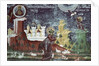 Moses on the Mount, south wall of the church, c.1601 by Romanian School