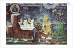 Moses on the Mount, south wall of the church, c.1601 by Romanian School