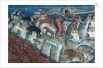 Animals disgorging, detail from The Last Judgement, 1547-50 by Romanian School