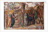 Marriage at Cana, narthex wall painting, Afendiko church, Brontochion Monastery by Greek School