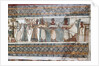 Detail, fresco on sarcophagus from Hagia Triada by Minoan Minoan