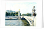 Pont Alexandre III, Paris by Julian Barrow