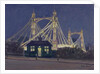 Albert Bridge - Night by Julian Barrow