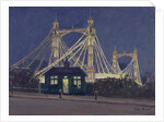 Albert Bridge - Night by Julian Barrow