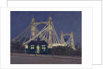 Albert Bridge - Night by Julian Barrow
