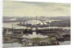 The Millennium Dome from Canary Wharf by Julian Barrow