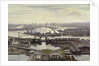 The Millennium Dome from Canary Wharf by Julian Barrow