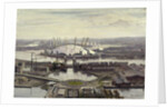 The Millennium Dome from Canary Wharf by Julian Barrow