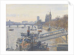 Westminster from Hungerford Bridge, 2010 by Julian Barrow