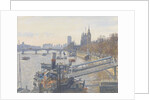 Westminster from Hungerford Bridge, 2010 by Julian Barrow