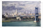Manhattan Bridge, New York, 1996 by Julian Barrow