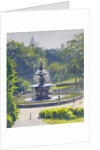 The Bethesda Fountain, Central Park, 1996 by Julian Barrow