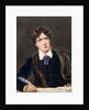 Portrait of a Man Writing, possibly Oscar Wilde, c.1880 by F. Fry