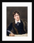 Portrait of a Man Writing, possibly Oscar Wilde, c.1880 by F. Fry