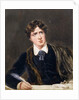 Portrait of a Man Writing, possibly Oscar Wilde, c.1880 by F. Fry