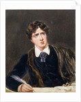 Portrait of a Man Writing, possibly Oscar Wilde, c.1880 by F. Fry