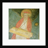 Angel playing a clavichord by French School