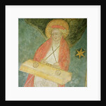 Angel playing a clavichord by French School