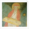 Angel playing a clavichord by French School