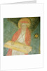 Angel playing a clavichord by French School