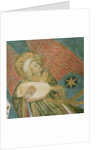 Angel musician playing a lute by French School