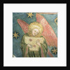 Angel musician playing a psaltery by French School