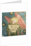 Angel musician playing a psaltery by French School