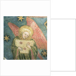 Angel musician playing a psaltery by French School