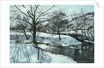 Winter River, 1996 by John Cooke