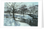Winter River, 1996 by John Cooke