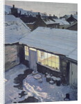 Winter Evening - My Studio by John Cooke