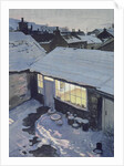 Winter Evening - My Studio by John Cooke