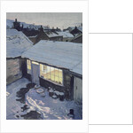 Winter Evening - My Studio by John Cooke
