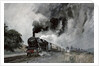 Steam Train at Garsdale, Cumbria by John Cooke