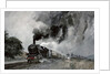 Steam Train at Garsdale, Cumbria by John Cooke