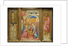 Tryptic of St. John the Baptist. Painting on wood attributed to Giovanni di Tommasino Crivelli. by School Italian