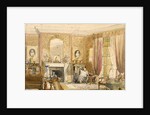 Drawing Room at Bryn Glas, Monmouthshire, 1871 by Julia Mackworth