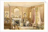 Drawing Room at Bryn Glas, Monmouthshire, 1871 by Julia Mackworth