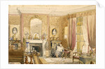 Drawing Room at Bryn Glas, Monmouthshire, 1871 by Julia Mackworth
