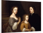 Self Portrait with husband, Charles and son, Bartholomew, c.1659-60 by Mary Beale