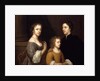 Self Portrait with husband, Charles and son, Bartholomew, c.1659-60 by Mary Beale