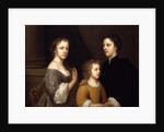 Self Portrait with husband, Charles and son, Bartholomew, c.1659-60 by Mary Beale