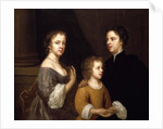 Self Portrait with husband, Charles and son, Bartholomew, c.1659-60 by Mary Beale