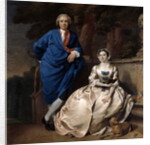 Portrait of George Michael Moser and his wife, Mary Guynier, c.1742 by Carl Marcus Tuscher