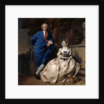 Portrait of George Michael Moser and his wife, Mary Guynier, c.1742 by Carl Marcus Tuscher